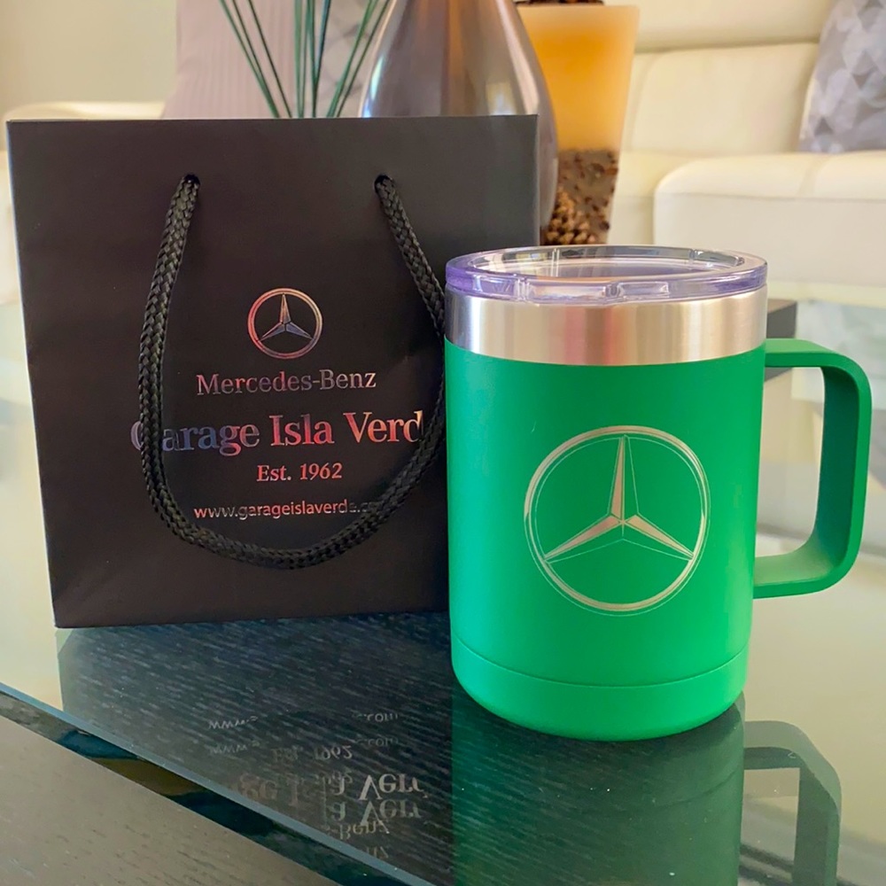 New! Mercedes-Benz Logo Mug with gift bag